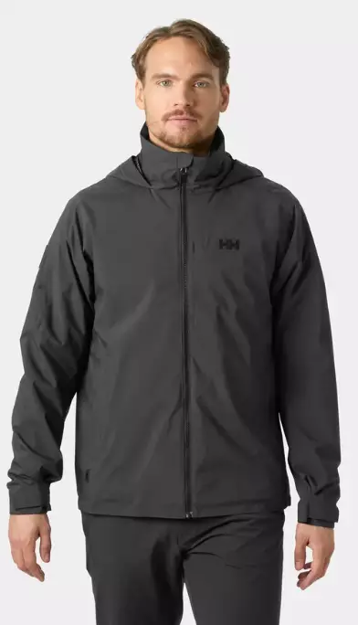 Helly Hansen HP Racing Lifaloft Hooded jacket miesten ulkoilutakki tummanharmaa - Miesten urheilutakit ja puvut - 34594-980 - 1