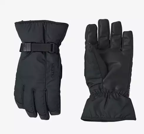 Hestra Isaberg CZone 5 finger talvihanskat musta - Urheiluhanskat - 31990-100 - 1