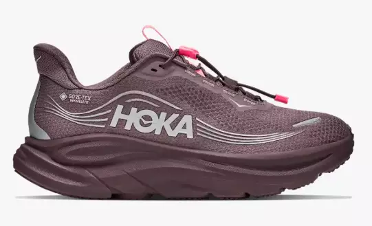 Hoka Clifton 11 GTX juoksukengät punaruskea - Naisten juoksukengät - 1986059460 - 1