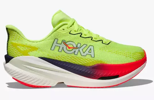 Hoka Mach X 3 juoksukengät neonkeltainen - Naisten juoksukengät - 1986055040 - 1