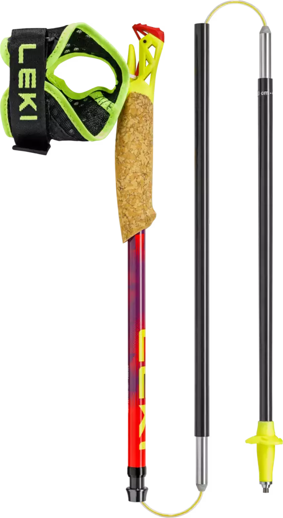 Leki Ultratrail FX.ONE SL trail/sauvakävelysauvat red/violet/neonyellow - Sauvakävely - 402817339050 - 1