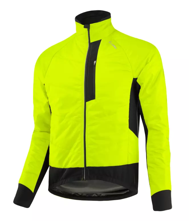 Löffler Bike Iso-Jacket Hotbond miesten pyöräilytakki neonkeltainen - Miesten pyöräilyvaatteet - 27096-200 - 1