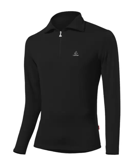 Löffler Midlayer Turtle Transtex miesten poolopaita musta - Miesten urheilupaidat ja hupparit - 10994-990 - 1