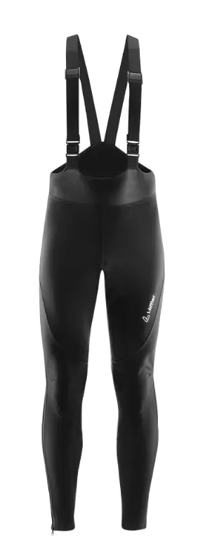 Löffler Warm-Up Bib Tights Ab miesten hiihtohousut musta - Miesten hiihtovaatteet - 30157-990 - 1