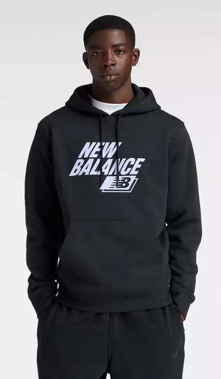 New Balance Sport Graphic Hoodie miesten huppari musta - Miesten urheilupaidat ja hupparit - 1986893110 - 1