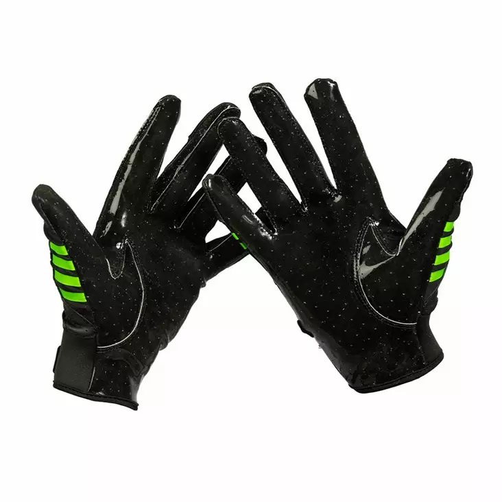 Oxdog X2 Silicone SR maalivahdin hanskat musta/vihreä - Salibandymaalivahdin varusteet - 5251910 - 1