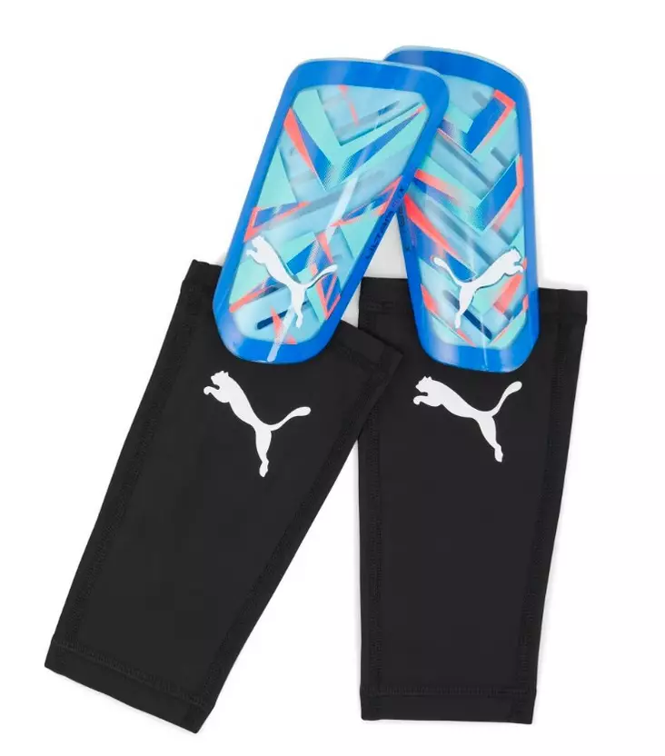 Puma Ultra Flex Sleeve säärisuojat sininen - Jalkapallotarvikkeet- ja asusteet - 406798150210 - 1