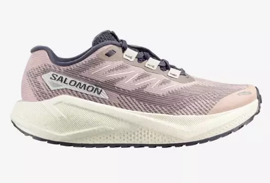 Salomon Aero Blaze 3 GRVL juoksukengät harmaa/roosa - Naisten juoksukengät - 1987203290 - 1