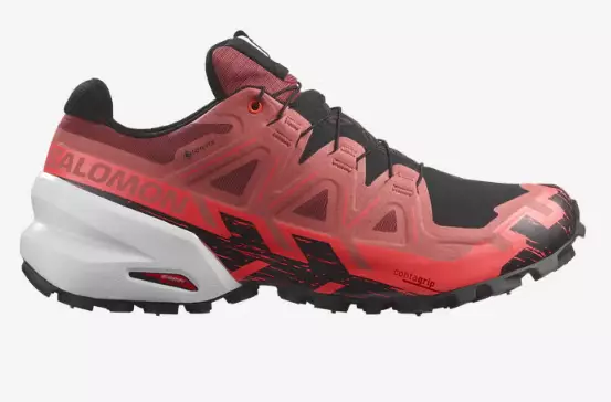 Salomon Spikecross 6 GTX nastajuoksukengät punainen/musta - Miesten talvikengät ja nastakengät - 1957513840 - 1