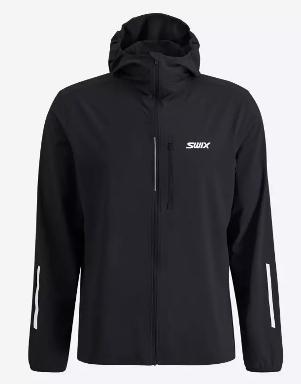 Swix 5K Jacket miesten juoksutakki musta - Miesten treenivaatteet - 10341-26-10120 - 1