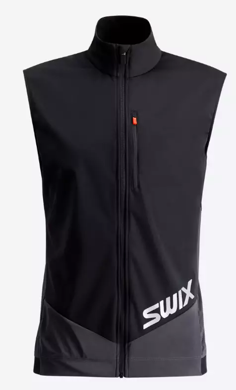 Swix Quantum Windstopper Vest miesten hiihtoliivi musta - Miesten hiihtovaatteet - 10250-25-10120 - 1