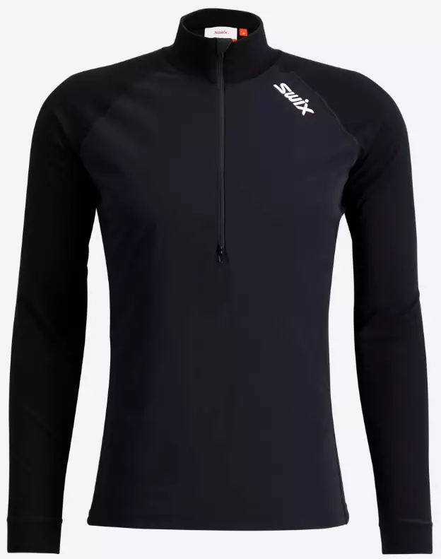 Swix RaceX Classic Wind Half Zip miesten tuulisuojapaita musta - Miesten väli- ja alusasut - 10103-23-10000 - 1