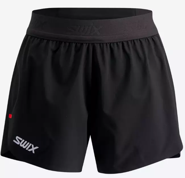 Swix Tempo Shorts 3.5inch naisten juoksushortsit musta - Naisten treenivaatteet - 10338-26-10120 - 1