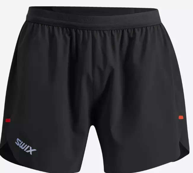 Swix Tempo Shorts 5inch miesten juoksushortsit musta - Miesten treenivaatteet - 10337-26-10120 - 1