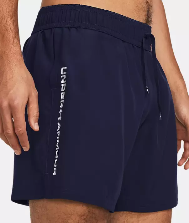 Under Armour Tech Woven Wordmark Short miesten treenishortsit tummansininen - Miesten treenivaatteet - 1383356-410 - 1