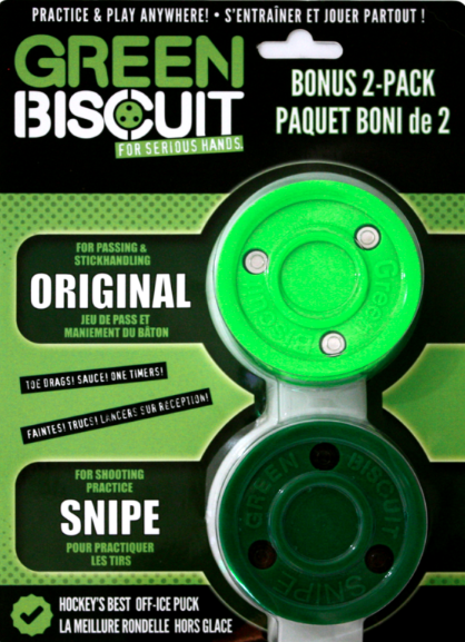 Green Biscuit Combo Snipe & Original - Street hockey - 040232471551 - 1