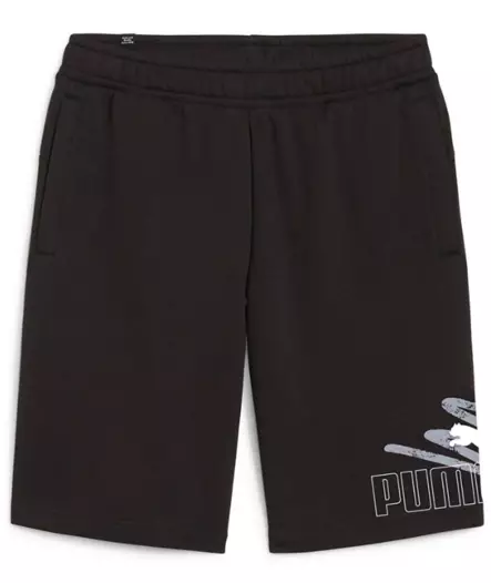 Puma ESS+ Logolab Graphic miesten collegeshortsit musta - Miesten shortsit - 41-41-678989-01 - 1