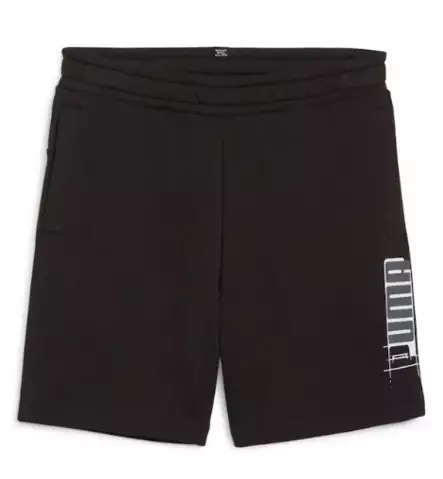 Puma ESS+ Logolab lasten collegeshortsit musta -  - 41-41-679229-01 - 1