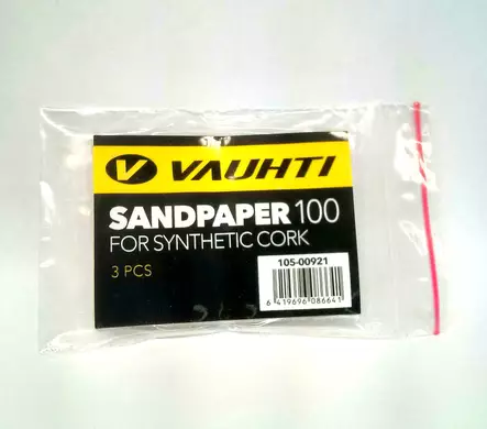 Vauhti hiekkapaperi 3kpl synteettiseen korkkiin - Suksien voitelutarvikkeet - 6419696086641 - 1