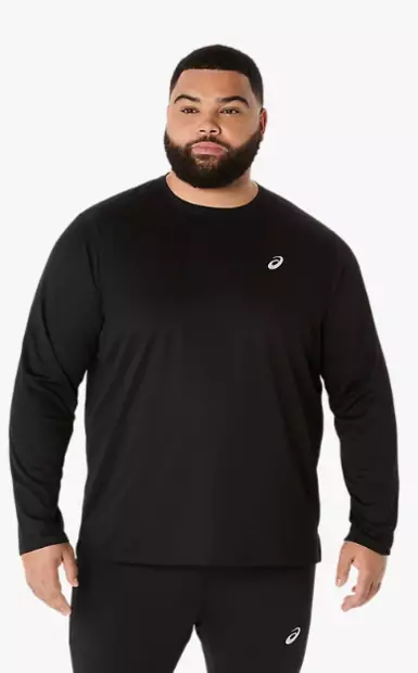 Asics Core LS Top miesten juoksupaita musta - Miesten juoksuvaatteet - 2011D219-001 - 1