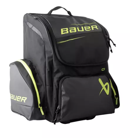 Bauer Elite Wheel Backpack JR varustelaukku - Jääkiekkokassit ja varustelaukut - 688698659511 - 1