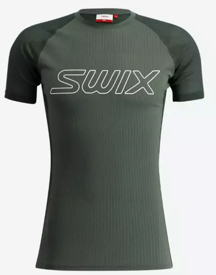 Swix RaceX Light Short Sleeve miesten treenipaita vihreä - Miesten treenivaatteet - 10003-24-62451 - 1