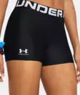 Under Armour HG Authentics Shorty naisten lyhyet treenitrikoot musta - Naisten treenivaatteet - 1383629-001 - 1