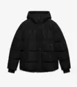 Superdry Hooded 5 Baffle Sports Puffer naisten talvitakki musta - Naisten takit ja puvut - 50636344121 - 1