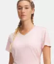 Under Armour Tech SSV naisten treenipaita vaaleanpunainen - Naisten treenivaatteet - 1977794521 - 1