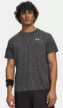 Under Armour Tech Textured SS miesten treenipaita musta - Miesten treenivaatteet - 1382796-001 - 1