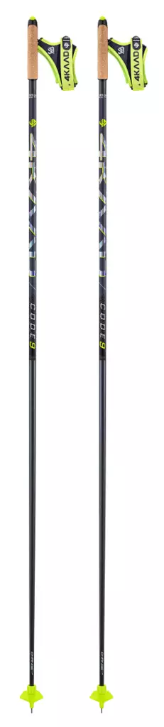4KAAD Code 9 Hologram Click-It hiihtosauvat musta/keltainen - Hiihtosauvat - 643008076921 - 1
