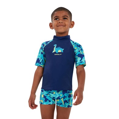 Speedo Short Sleeve Printed Rash Top las - Lasten uima-asut ja uimahousut - 50537446901 - 1
