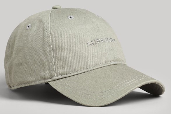 Superdry Code Essential Baseball Cap lippalakki harmaa - Pipot, lippikset ja pannat - 5059726568351 - 1