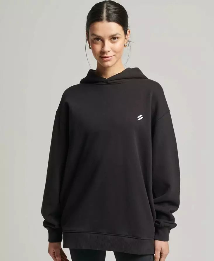 Superdry Core Oversize Hoodie naisten huppari black - Naisten urheilupaidat ja hupparit - 50578475411 - 1