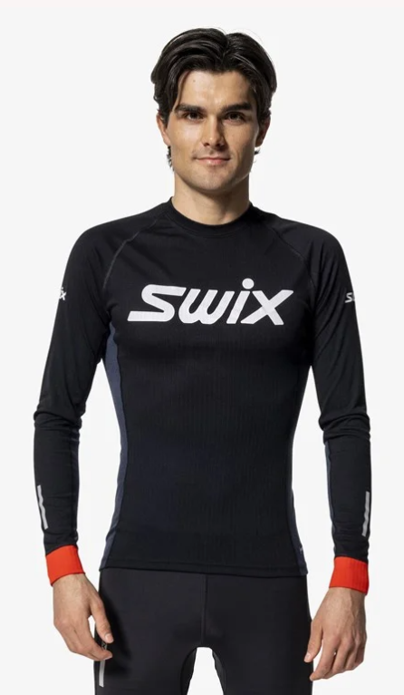 Swix Roadline RaceX LS miesten treenipaita musta - Miesten treenivaatteet - 10007-23-10071 - 1