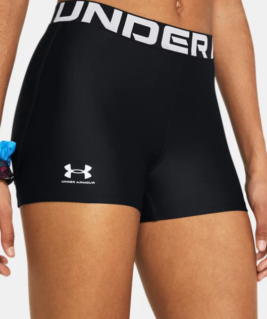 Under Armour HG Authentics Shorty naisten lyhyet treenitrikoot musta - Naisten treenivaatteet - 1383629-001 - 1