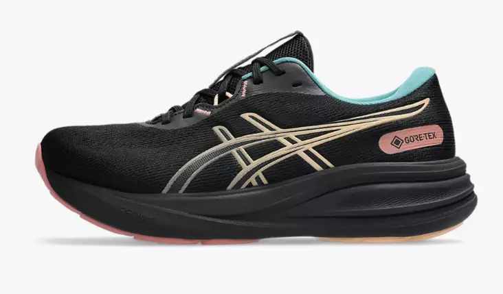 Asics Gel-Pulse 17 GTX naisten juoksukengät musta/aprikoosi - Naisten juoksukengät - 1012B926-001 - 1