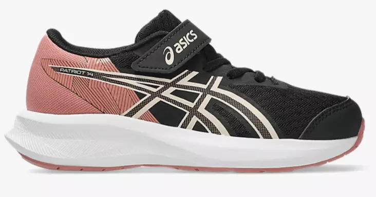 Asics Patriot 14 PS lasten juoksukengät musta/pinkki - Lasten juoksukengät - 1014A391-001 - 1
