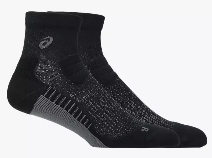 Asics Performance Run Sock juoksusukat musta/harmaa - Urheilusukat - 45716332211 - 1