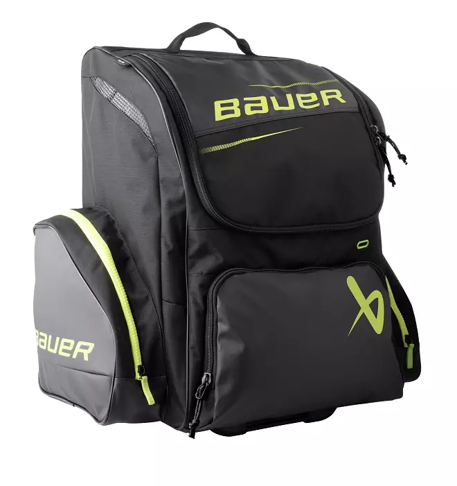 Bauer Elite Wheel Backpack JR varustelaukku - Jääkiekkokassit ja varustelaukut - 688698659511 - 1