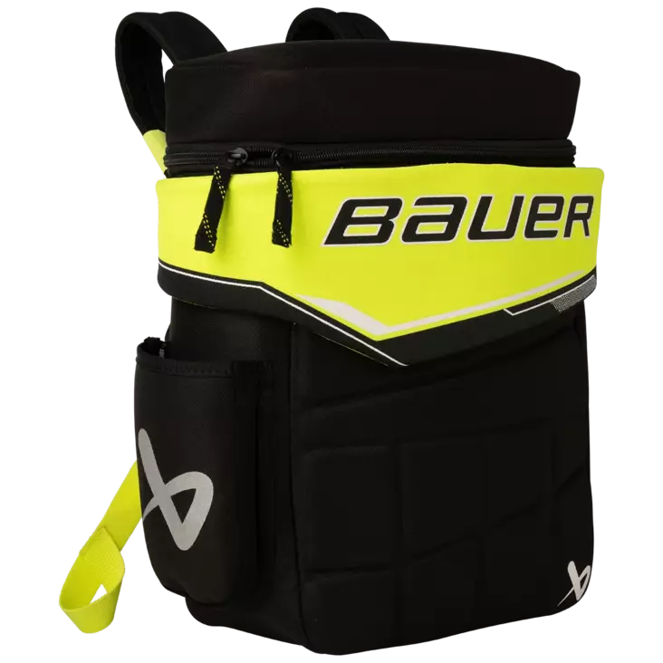 Bauer Glove Backpack 17L reppu musta/limenvihreä - Jääkiekkokassit ja varustelaukut - 688698794601 - 1