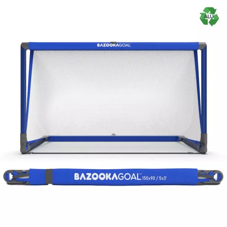 Bazooka maali alumiini XL 150x90cm sininen - Jalkapallotarvikkeet- ja asusteet - 5060264300891 - 1