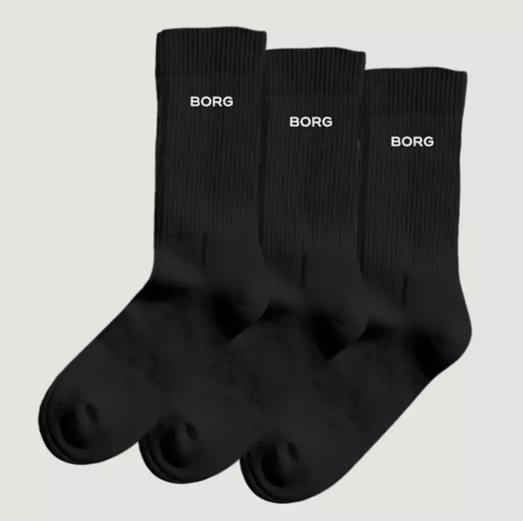 Björn Borg Essential Crew Sock sukkapaketti musta - Urheilusukat - 73214656171 - 1
