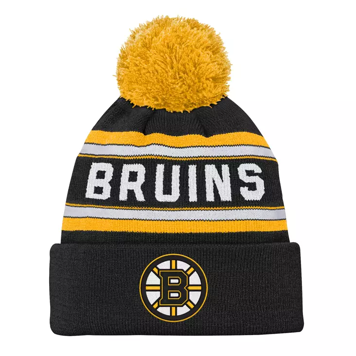 Boston Bruins Wordmark Jacquard NHL pipo Youth - Jääkiekko fanituotteet - 198955344741 - 1