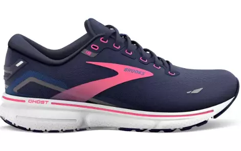 Brooks Ghost 15 juoksukengät tummansininen/pinkki - Naisten juoksukengät - 1953941441 - 1