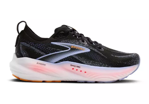 Brooks Glycerin 22 juoksukengät musta/vaaleansininen - Naisten juoksukengät - 1953946781 - 1
