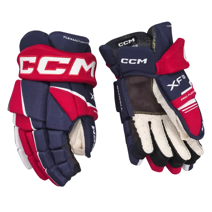CCM Tacks XF80 JR jääkiekkohanskat navy/ - Jääkiekkohanskat - 19152081801 - 1