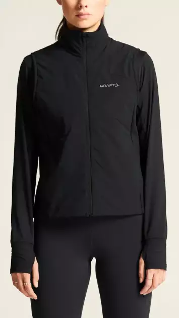 Craft Adv Essence Warm Vest naisten treeniliivi musta - Naisten hiihtovaatteet - 73185700061 - 1