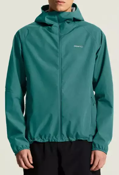 Craft Essence Hydro Jacket 2 miesten juoksutakki vihreä - Miesten juoksuvaatteet - 73185743981 - 1
