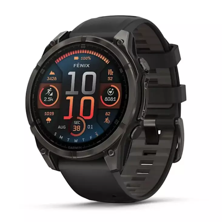 Garmin Fenix 8 47mm Amoled Sapphire Titanium älykello - Sykemittarit - 753759338114 - 1